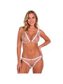 PASSION - Ensemble Soutien-gorge + String Belissana Blanc L/XL