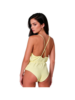 PASSION – Body en satin SENSIE Citron S/M