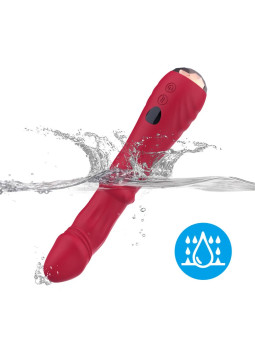 ARMONY - Thermo-Adjustable Point A Vibrating Dildo in Red