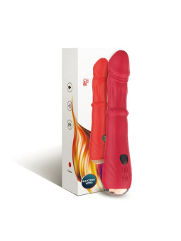 ARMONY - Thermo-Adjustable Point A Vibrating Dildo in Red
