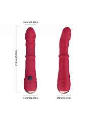 ARMONY – DILDO Vibromasseur Point A Thermo-Réglable Rouge