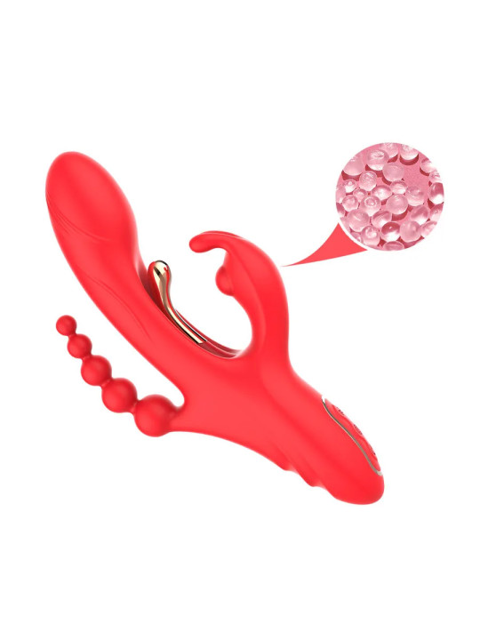 ARMONY - G-Spot and Clitoris Stimulator Rabbit Vibrator Red