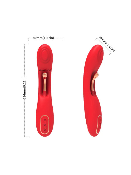 ARMONY - Red Oscillating Tongue Vibrator