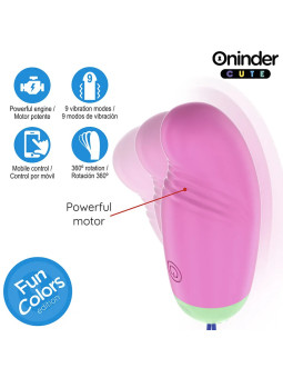 ONINDER CUTE – Œuf Vibro-Rotatif 360° en Silicone