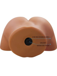 CRAZY BULL - GERIANN VIBRATOR AND REALISTIC FEMALE SUCKER WITH ITS 5.5 KG