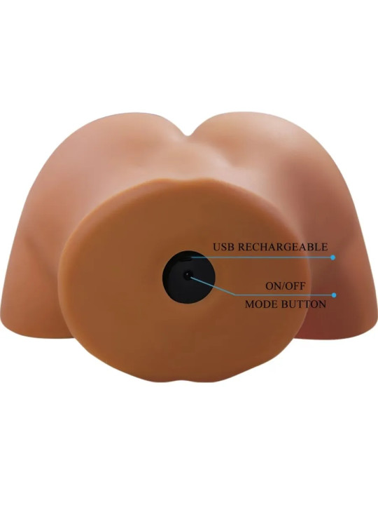 CRAZY BULL - GERIANN VIBRATOR AND REALISTIC FEMALE SUCKER WITH ITS 5.5 KG