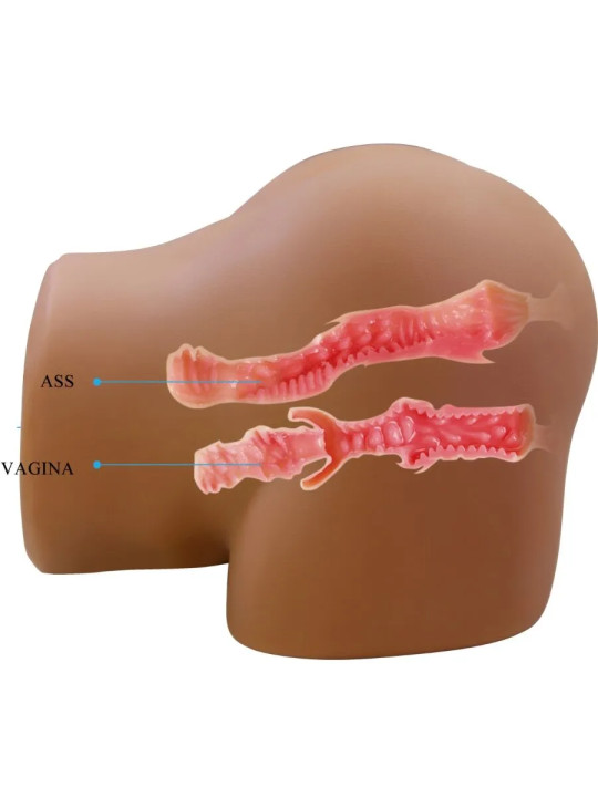 CRAZY BULL - GERIANN VIBRATOR AND REALISTIC FEMALE SUCKER WITH ITS 5.5 KG