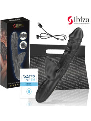 IBIZA - RABBIT VIBRATOR AND CLITORAL STIMULATOR WITH BITING AND ROTATING EFFECT