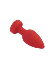 Remote Controlled Vibrating Anal Plug SHAKY Red - Coeur Ardent