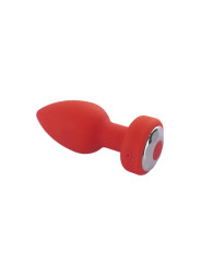 Plug Anal Vibrant Télécommandé SHAKY Rouge – Cœur Ardent
