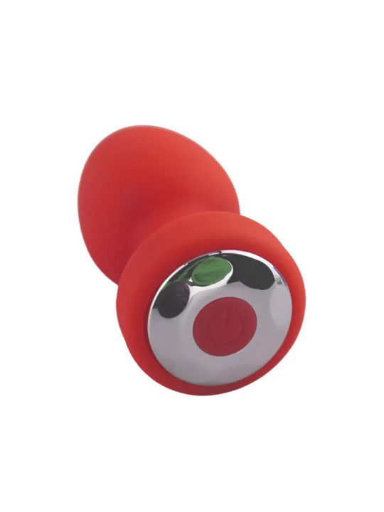 Remote Controlled Vibrating Anal Plug SHAKY Red - Coeur Ardent