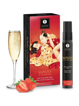 SHUNGA – Waves Pleasure Spray Oral Seductive Fraise 20 ml