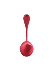 Oeuf vibrant télécommandé rouge Shiny Petal Satisfyer