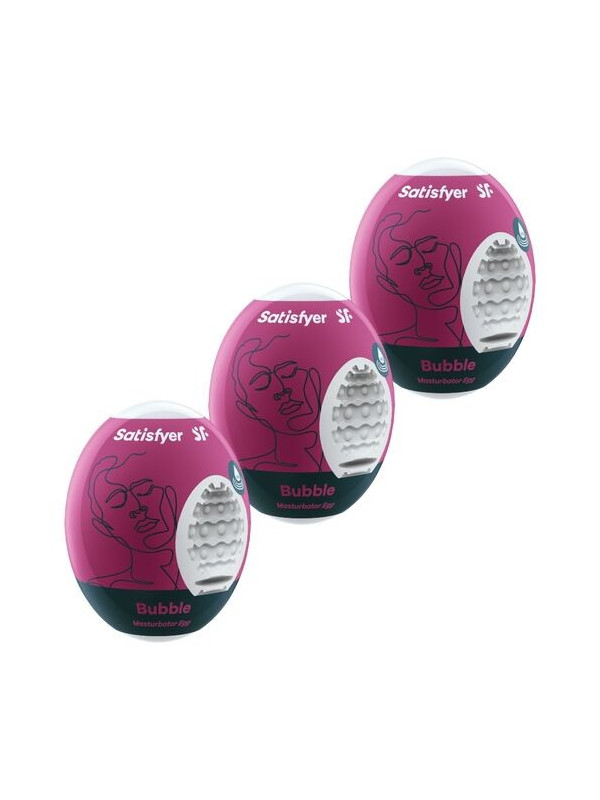 SATISFYER - 3 OEUFS MASTURBATEURS BUBBLE