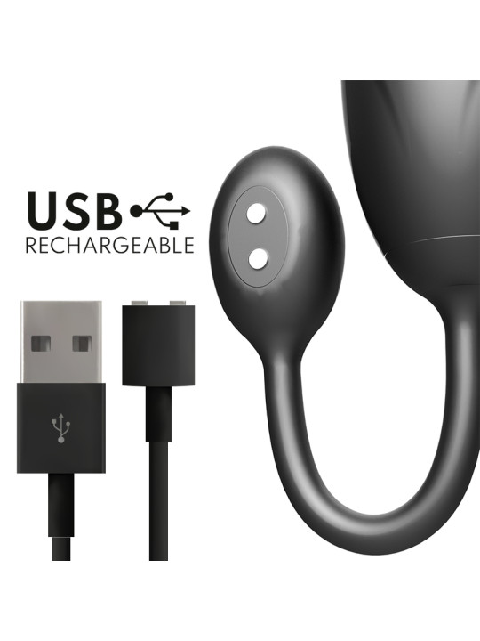 ONINDER - OEUF VIBRANT TOKYO NOIR 7,5 X 3,2 CM APPLICATION GRATUITE