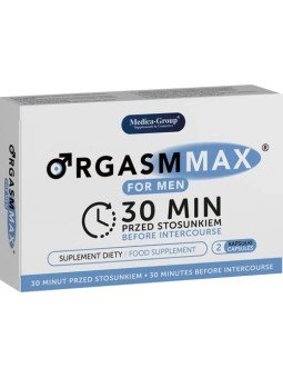 Orgasm Max For Men – Capsules Plaisir et Vitalité Masculine 2 unités