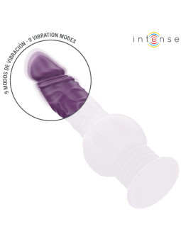 VIBRATEUR MULTIFONCTION TATUM AVEC VIBRATION DE HAUT EN BAS 24 CM VIOLET