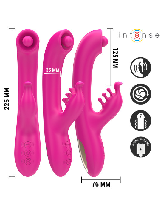 CHRISTINA VIBRATEUR LAPIN MULTIFONCTION 22,5 CM ROSE