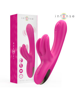 BRITNEY VIBRATEUR LAPIN MULTIFONCTION 23 CM ROSE
