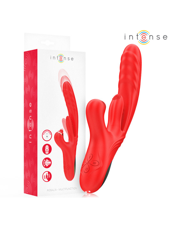 ROSALIA VIBROMASSEUR MULTIFONCTION 3 EN 1 ROUGE
