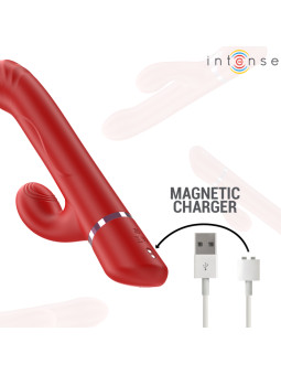 Intense Lele Vibromasseur Multifonction Rotatif & Oscillant Rouge