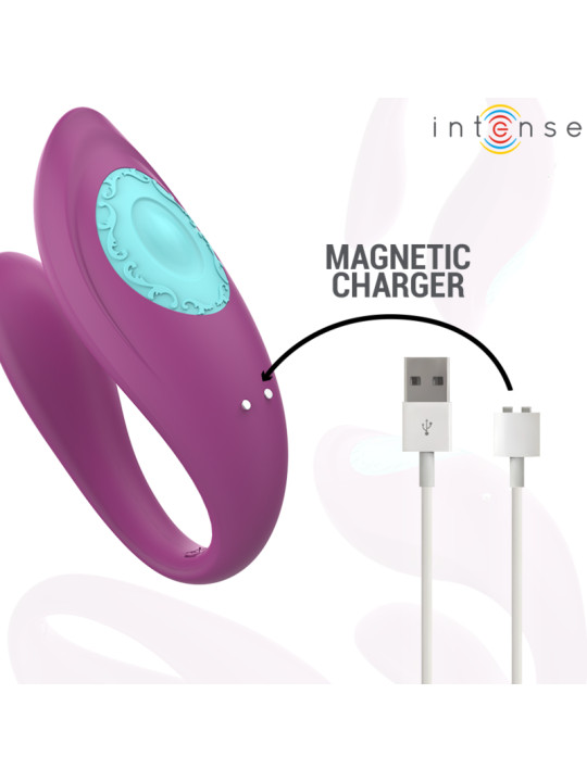 ANNIE Vibromasseur & Stimulateur en U Violet – Télécommande 10 Modes