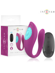 ANNIE Vibromasseur & Stimulateur en U Violet – Télécommande 10 Modes