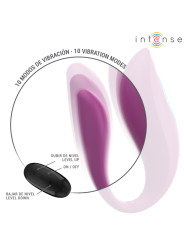 ANNIE Vibromasseur & Stimulateur en U Violet – Télécommande 10 Modes