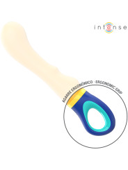 VIBROMASSEUR POINT G JAUNE SHAGGY