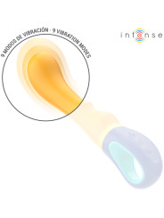 VIBROMASSEUR POINT G JAUNE SHAGGY