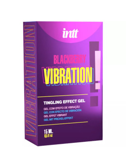 INTT Gel Vibrant Mûre 15ml - Effets vibrations, pulsations et chaleur