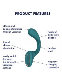 SATISFYER - G FOR FODDES 2 VIBRATEUR LAPIN BOUTEILLE VERTE