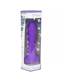 SILEXD - DREAMY Gode Fantasy Silicone Liquide Thermoréactif Violet 18,5 CM