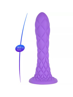 SILEXD - DREAMY Gode Fantasy Silicone Liquide Thermoréactif Violet 18,5 CM