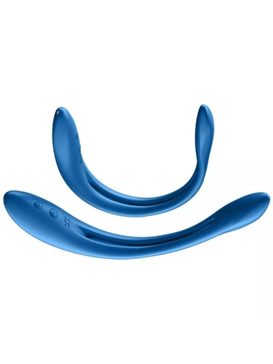 SATISFYER - Vibromasseur Multi Elastique Bleu
