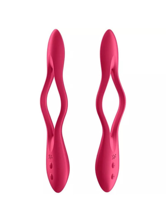SATISFYER - Vibromasseur Multi Elastique JOY ROUGE